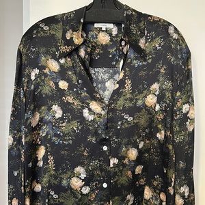 Vince silk top new w tags size large